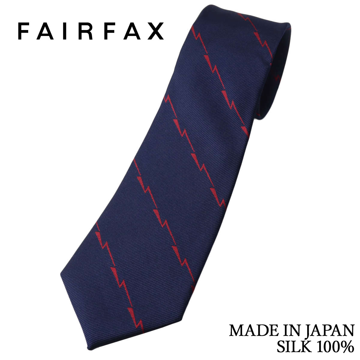 楽天市場】フェアファクス FAIRFAX ネクタイ ニューレップストライプ