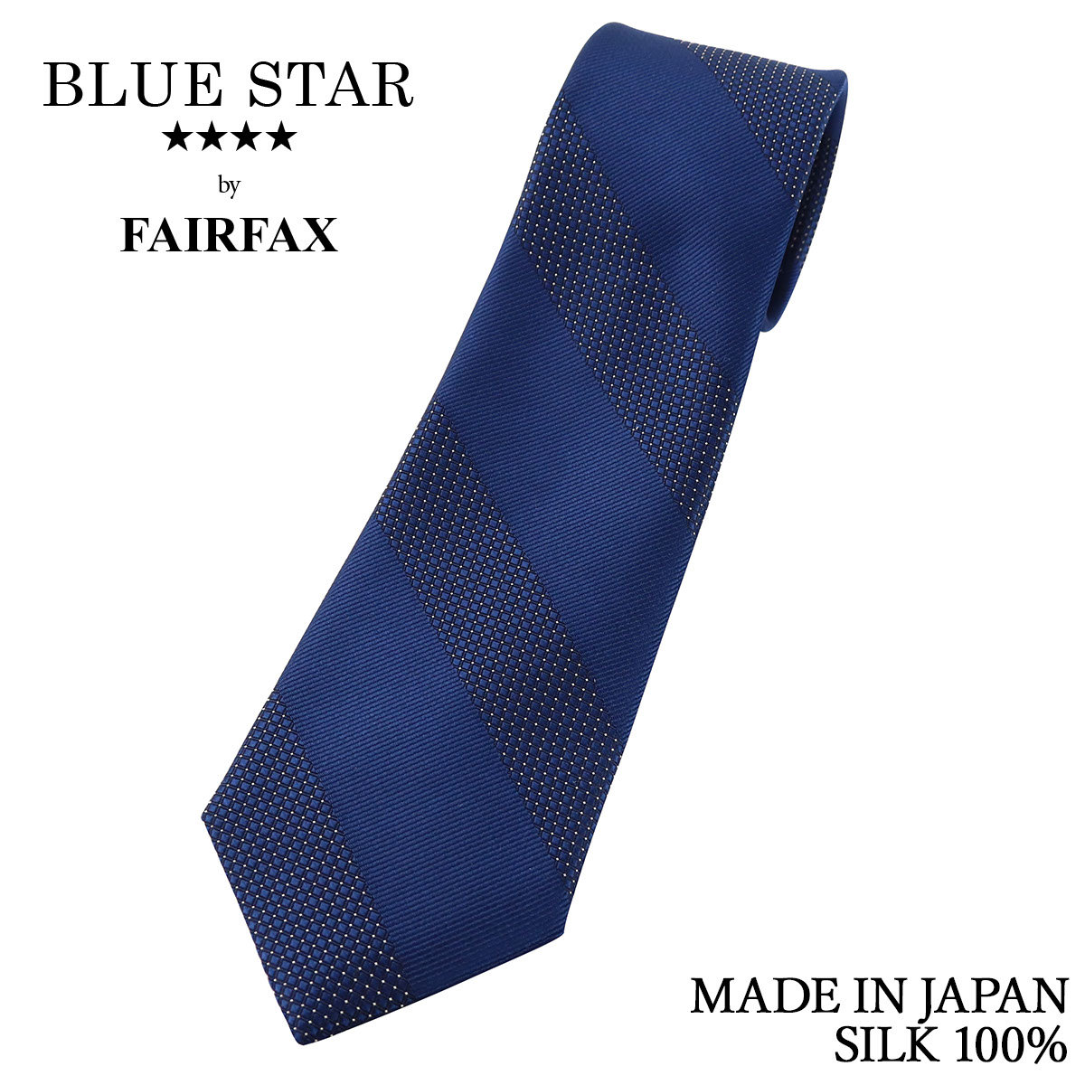 楽天市場】フェアファクス FAIRFAX ネクタイ ストライプ ドット