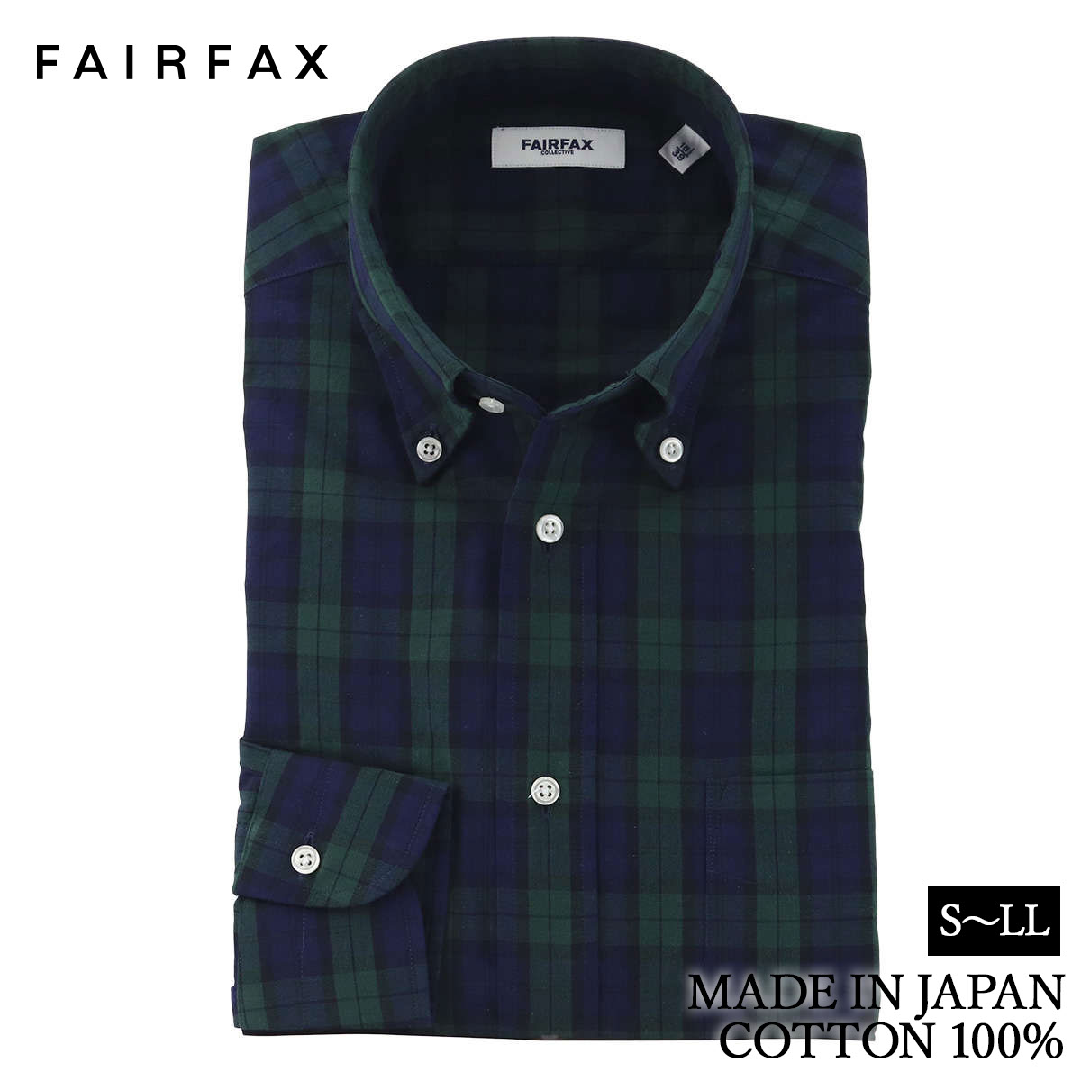 新品 FairFaxフェアファックス 長ワイシャツ　綿100% サイズ 38 楽天市場】フェアファクス FAIRFAX ワイシャツ ワイドカラー 白