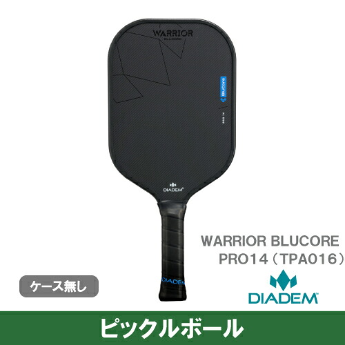 【ピックルボール】ダイアデム ウォーリアーブルーコア プロ 14 (DIADEM WARRIOR BLUCORE PRO14 TPA016) パドル 25FW