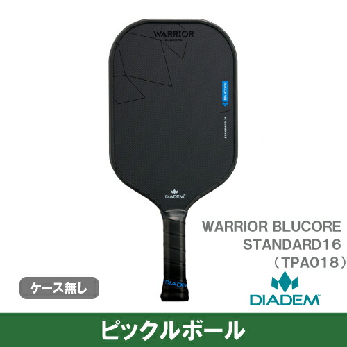 【ピックルボール】ダイアデム ウォーリアーブルーコア スタンダード 16 (DIADEM WARRIOR BLUCORE STANDARD16 TPA018) パドル 25FW