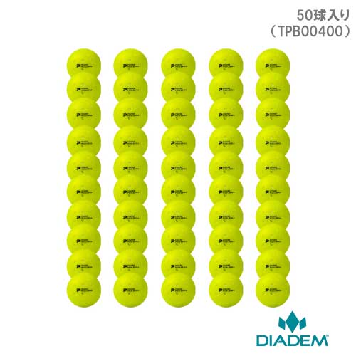 【ピックルボール】ダイアデム 公式的 ピックルボール 50PK (DIADEM THE OFFICIAL PICKLEBALL 50PK  TPB00400)  24SS