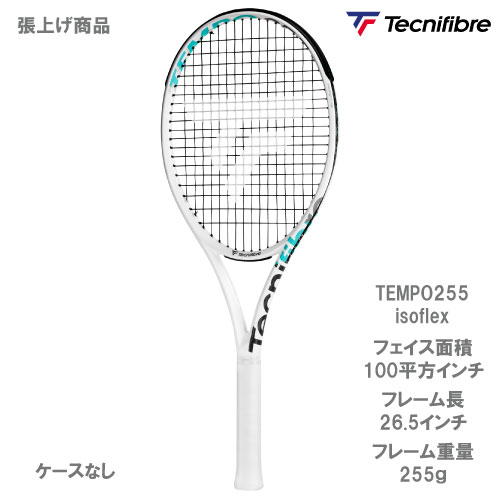 【SALE】【張上げ商いもの】 テクニファイバー ペース 255 （Tecnifibre TEMPO 255 TFRTE02） 硬式庭球櫂 22FW 【取寄せ商いもの】