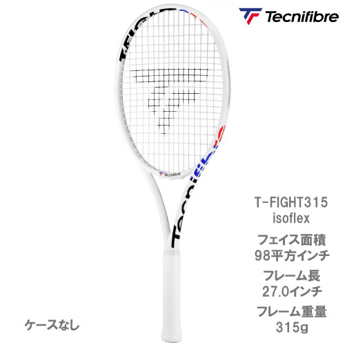 【サイバー空間掘り出し物】【張り代別】 テクニファイバー T-FIGHT 315 isoflex (Tecnifibre 14FI315I3) 硬式庭球櫂 23SS 【取寄せ商いもの】