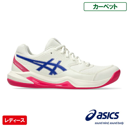 アシックス レディ ゲル デディケイト 8 インドア（asics LADY GEL-DEDICATE 8 INDOOR 1042A257 105）テニスシューズ レディース カーペット 25FW 7,484円