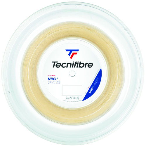 テクニファイバー エヌアールジー スクエア ナチュラル 200M ロール (tecnifibre NRG2 01RNR) マルチフィラメント ストリング 【メーカー取寄せ商品】｜ウインザーラケット店