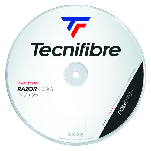 テクニファイバー レーザーコード 200M ロール (tecnifibre RAZOR CODE 04RRA) ポリエステル ストリング 【メーカー取寄せ商品】|ウインザーラケット店
