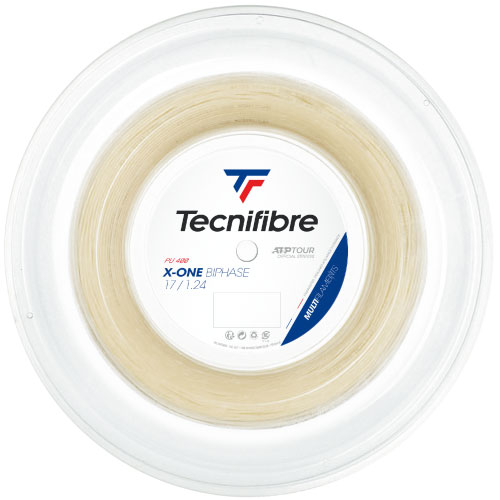 テクニファイバー エックス-壱 バイ位相角 200M 一巻き (tecnifibre  X-ONE BIPHASE 01RXO) ナイロン マルチ細糸 より糸 【製造業者取寄せ商いもの】