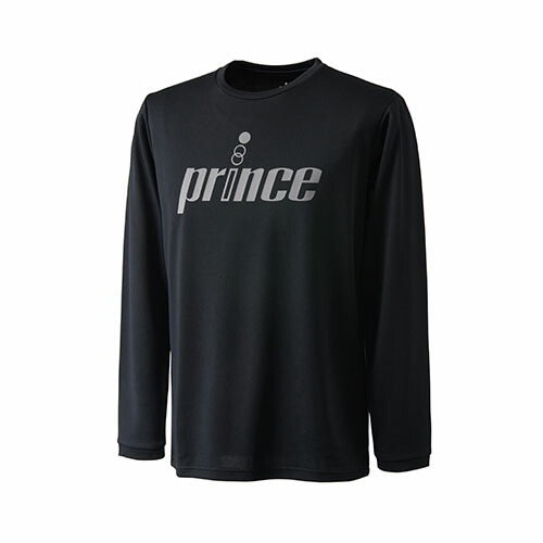 Prince - Prince プリンス テニスウェア長袖Tシャツ  MS3008黒ユニセックスM Prince プリンス テニスウェア長袖Tシャツ MS3008黒ユニセックスM