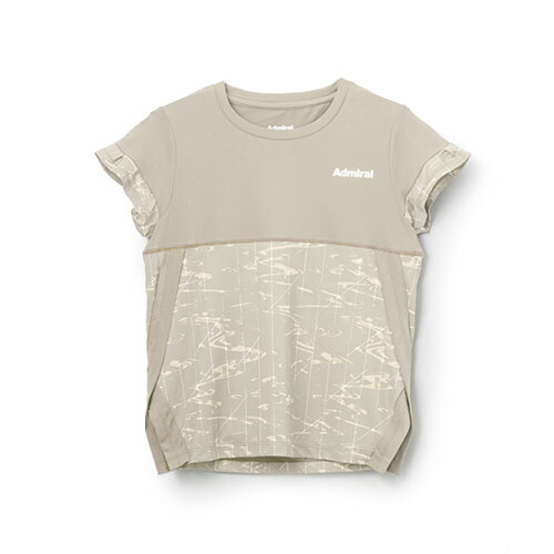 アドミラルTシャツスコート Admiral テニスウェア フローラルTシャツとスコートのセット
