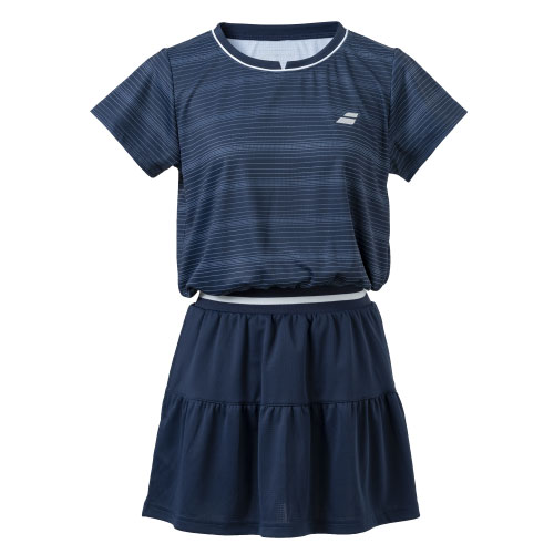 【ネットバーゲン】バボラ CLUB DRESS （ BWG4333C-NV00 ）[ BabolaT LS レディース ]24SS