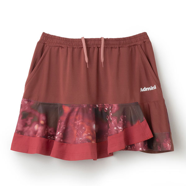 【SALE】アドミラル アシメレイヤードグラフィックスコート （ ATLA536-40 ）[ Admiral SK レディース ]25FW