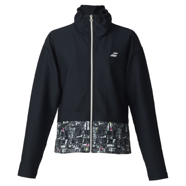 【ネットバーゲン】バボラ PURE COMFORT JACKET （ BWT5173-BK00 ）[ BabolaT LWJ レディース ]25FW｜ウインザーラケット店