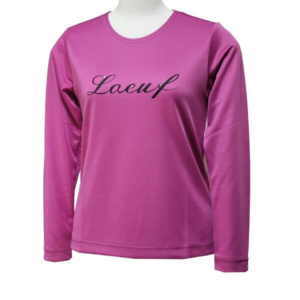 【SALE】ルフ ルフロゴプリント長袖プルオーバー （ 342TE-DP ）[ Loeuf LS レディース ]25FW
