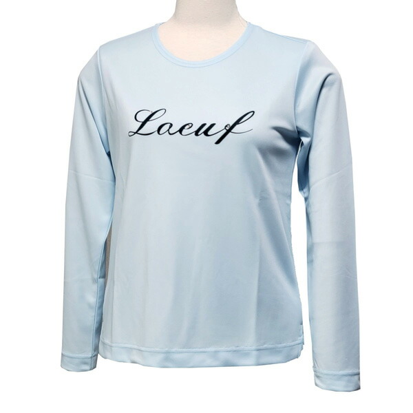 【SALE】ルフ ルフロゴプリント長袖プルオーバー （ 342TE-SX ）[ Loeuf LS レディース ]25FW