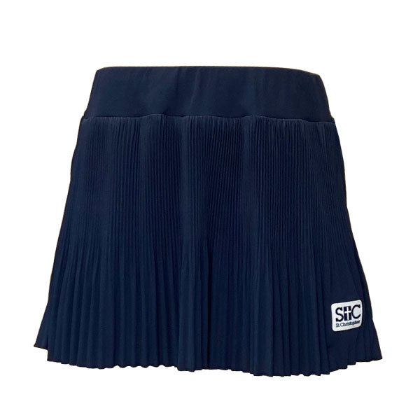 【SALE】仙クリストファー クリスタルプリーツゲームスコート （ STC-BEW6502-NV ）[ St.Christopher SK レディース ]25FW