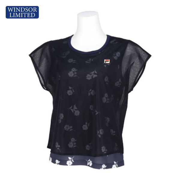 【ネットバーゲン】フィラ ゲームシャツ （ EL0118-20Z ）[ FILA LS レディース ]25SS※ウインザーオリジナル