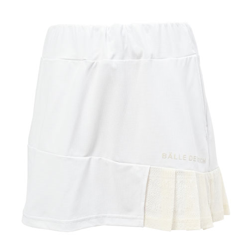 バルデマッチ レースプリーツスコート （ BDM-E1209-010 ）[ Balle de match Tennis SK レディース ]25SS【メーカー取寄せ商品】