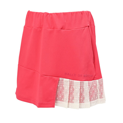 バルデマッチ レースプリーツスコート （ BDM-E1209-084 ）[ Balle de match Tennis SK レディース ]25SS【メーカー取寄せ商品】