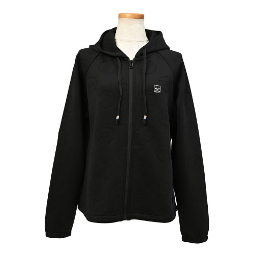 バルデマッチ エンボスフーディジャケット （ BDM-E1214-020 ）[ Balle de match Tennis LWJ レディース ]25SS【メーカー取寄せ商品】｜ウインザーラケット店