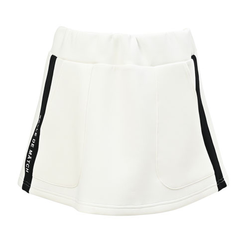 バルデ擦り付け木 サイドラインスコート （ BDM-E1216-010 ）[ Balle de match Tennis SK レディース ]25SS【製造会社取寄せ商いもの】