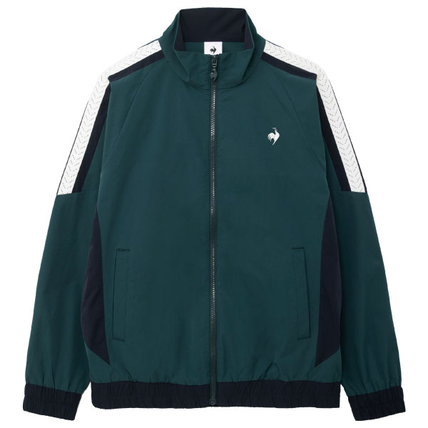 ルコックスポルティフ フルジップクロスジャケット （ LT6FJK22L-GR00 ）[ lecoq sportif LWJ レディース ]26FW｜ウインザーラケット店