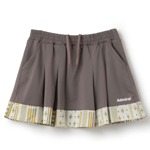 アドミラル グラフィックヘムタックプリーツスコート （ ATLA605-25 ）[ Admiral SK レディース ]26SS