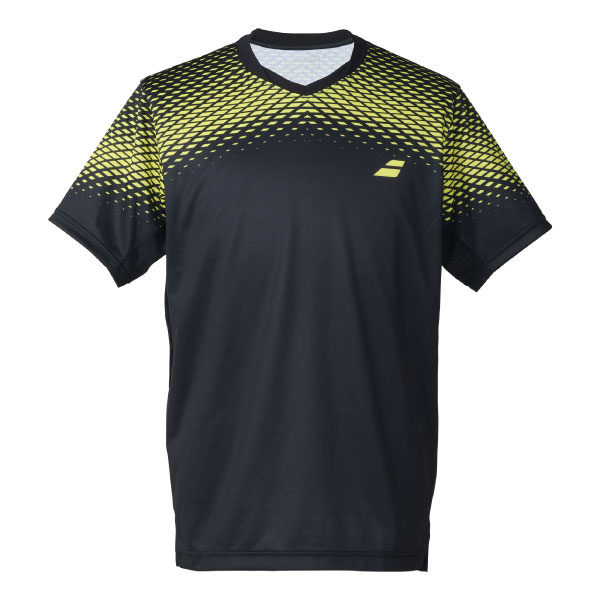 バボラ PLAY SHORT SLEEVE SHIRT　 （ BUG6303-BK00 ）[ Babolat MS メンズ ]26SS
