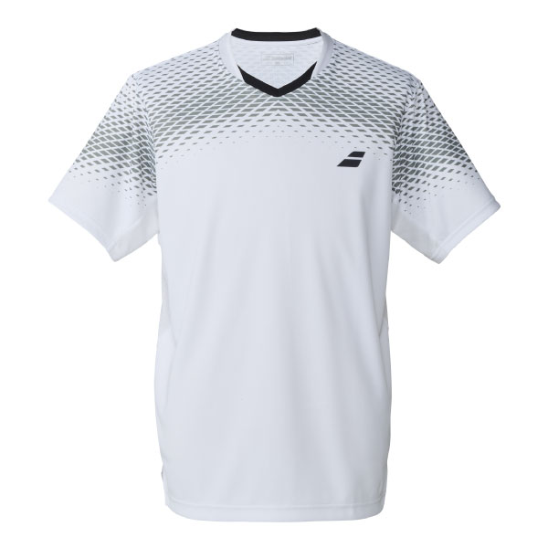 バボラ PLAY SHORT SLEEVE SHIRT　 （ BUG6303-WH00 ）[ Babolat MS メンズ ]26SS