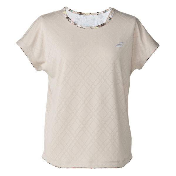 バボラ PLAY SHORT SLEEVE SHIRT （ BWG6324-BG00 ）[ Babolat LS レディース ]26SS