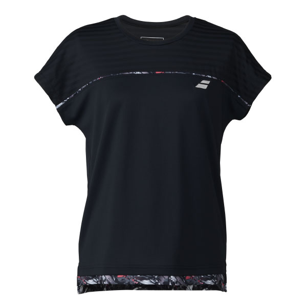 バボラ CLUB SHORT SLEEVE SHIRT （ BWG6331C-BK00 ）[ Babolat LS レディース ]26SS