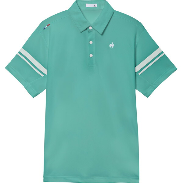 ルコックスポルティフ 接触冷感ポリエチレンポロシャツ （ LT6SHS42M-GR00 ）[ lecoq sportif MS メンズ ]26SS
