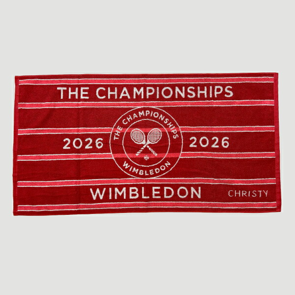 ウィンブルドン 2026 チャンピオンシップ西洋手ぬぐい （ 41326722-STWBRY ）[ WIMBLEDON ACC 添え物 ]26SS