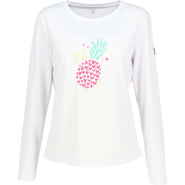 フィラ ロングスリーブグラフィックTシャツ （ CZ6SGW010-WT0 ）[ FILA LS レディース ]26SS