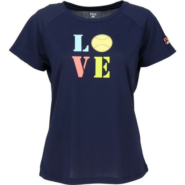 フィラ グラフィックTシャツ （ CZ6SGW019-NV0 ）[ FILA LS レディース ]26SS