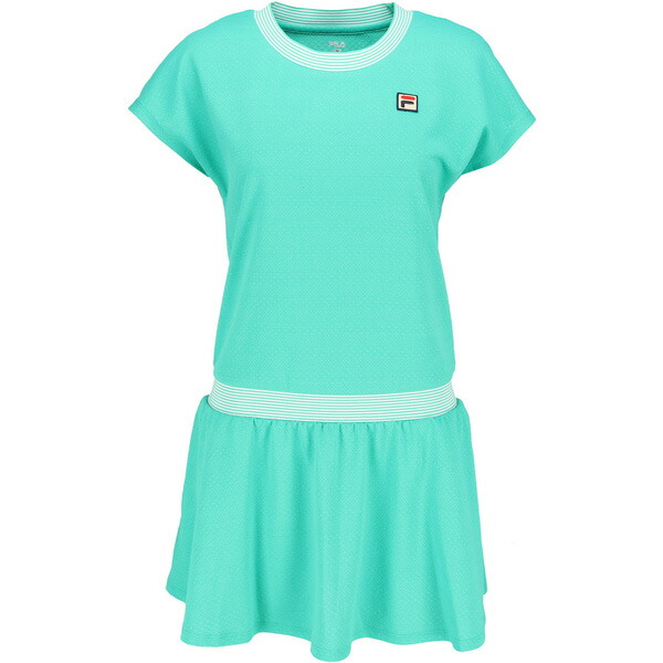 【SALE】フィラ ワンピース （ CZ6SGW035-TQ0 ）[ FILA LS レディース ]26SS｜ウインザーラケット店
