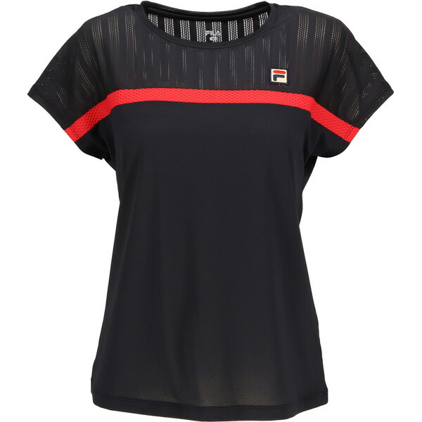 フィラ 力くらべプルオーバー （ CZ6SGW059-BK0 ）[ FILA LS レディース ]26SS