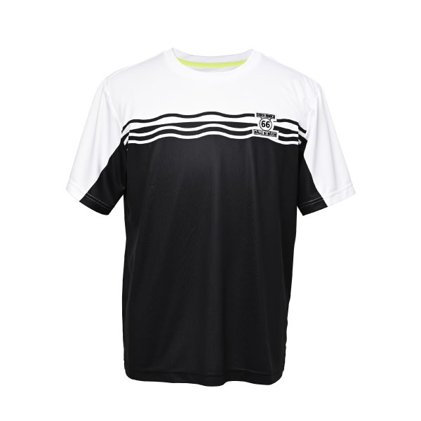 バルデ擦り付け木 ウェーブデザインティーシャツ （ BDM-F1106-020 ）[ Balle de match Tennis MS メンズ ]26SS【製造会社取寄せ商いもの】