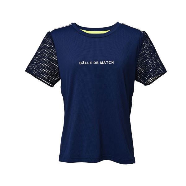 バルデ擦り付け木 立ちはだかるスピード競技ひな形ティーシャツ （ BDM-F1212-040 ）[ Balle de match Tennis LS レディース ]26SS【製造会社取寄せ商いもの】