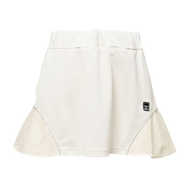 バルデ擦り付け木 ブロックレースデザインスカート （ BDM-F1213-011 ）[ Balle de match Tennis SK レディース ]26SS【製造会社取寄せ商いもの】