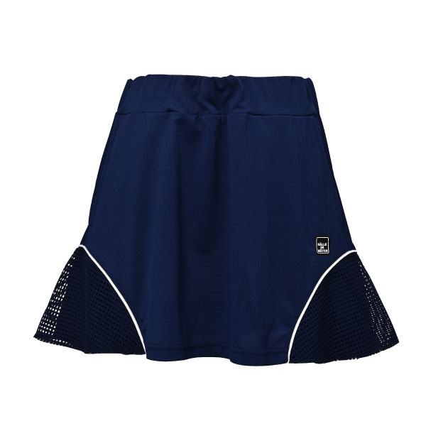 バルデ擦り付け木 ブロックレースデザインスカート （ BDM-F1213-040 ）[ Balle de match Tennis SK レディース ]26SS【製造会社取寄せ商いもの】