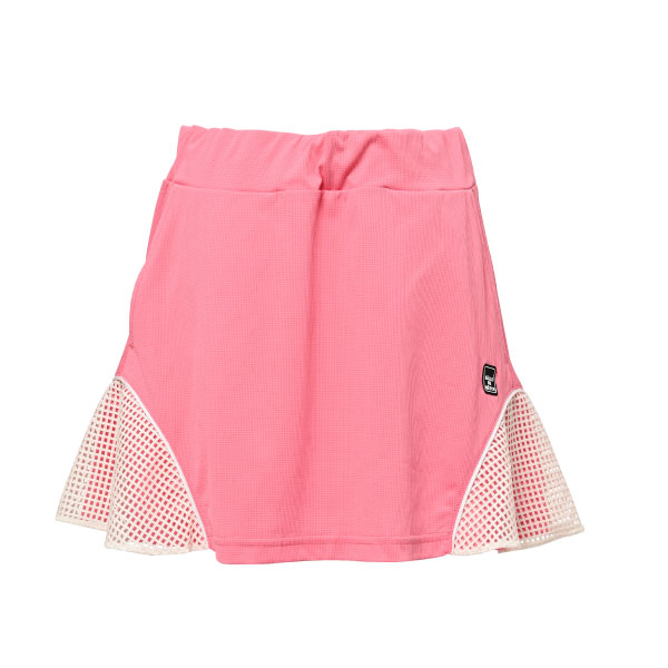 バルデ擦り付け木 ブロックレースデザインスカート （ BDM-F1213-081 ）[ Balle de match Tennis SK レディース ]26SS【製造会社取寄せ商いもの】