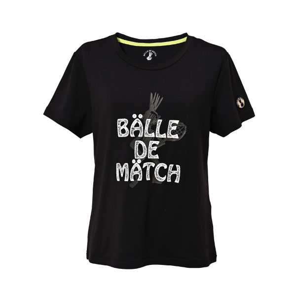 バルデ擦り付け木 グラフィックプルオーバー （ BDM-F1216-020 ）[ Balle de match Tennis LS レディース ]26SS【製造業者取寄せ商いもの】