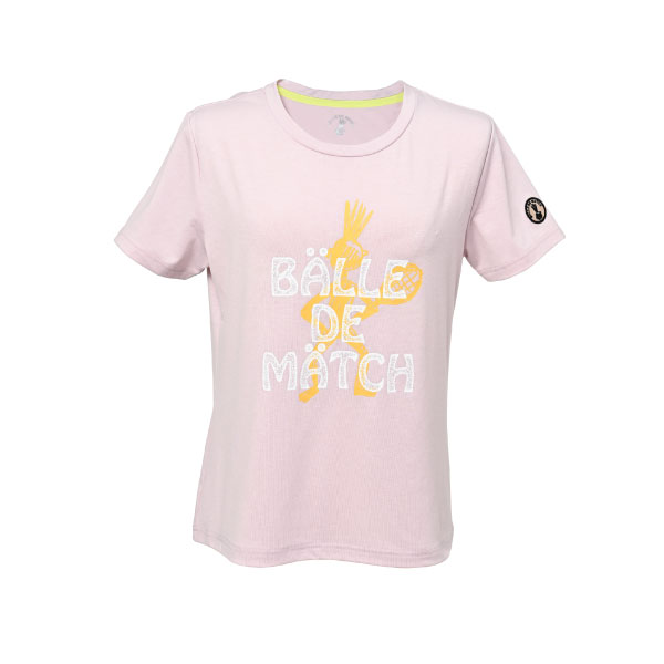 バルデ擦り付け木 グラフィックプルオーバー （ BDM-F1216-083 ）[ Balle de match Tennis LS レディース ]26SS【製造業者取寄せ商いもの】