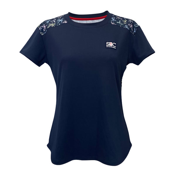 仙クリストファー シュロの葉patternプルオーバー （ STC-BFW2011-NV ）[ St.Christopher LS レディース ]26SS