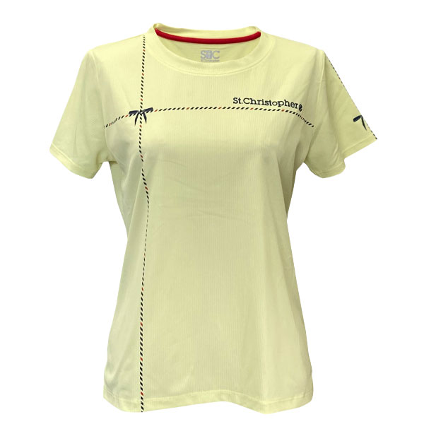 仙クリストファー リボンテープシャツ  （ STC-BFW2081-YL ）[ St.Christopher LS レディース ]26SS