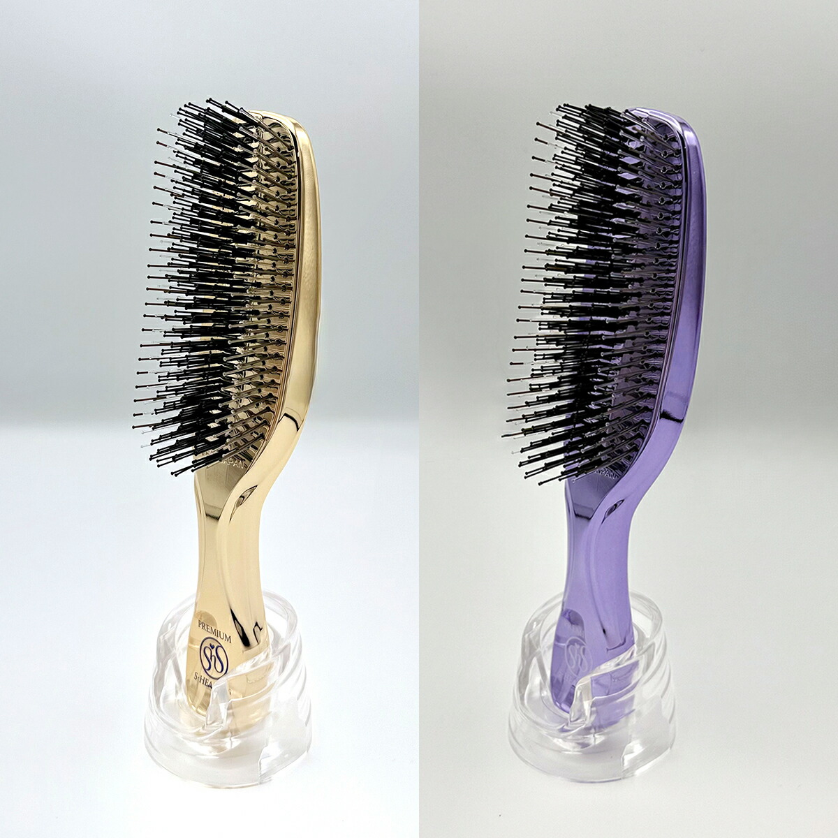 新品　エスハートエス　スカルプブラシ　プリュスショートシルバー2本 エス・ハート・エス エスハートエス 正規品 スカルプブラシ