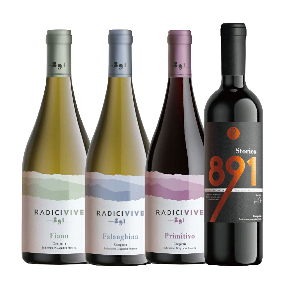 イタリア 赤ワイン 白ワイン 4種 飲み比べ セット 赤ワイン フルボディ 辛口 飲み比べ ソムリエ厳選 チーズに合う赤ワイン 濃厚 濃い アリアニコ 高級赤ワイン 高級ワイン おすすめ イタリアセット 家飲み カンパーニャ｜ワインとチーズの専門店フィアーノ
