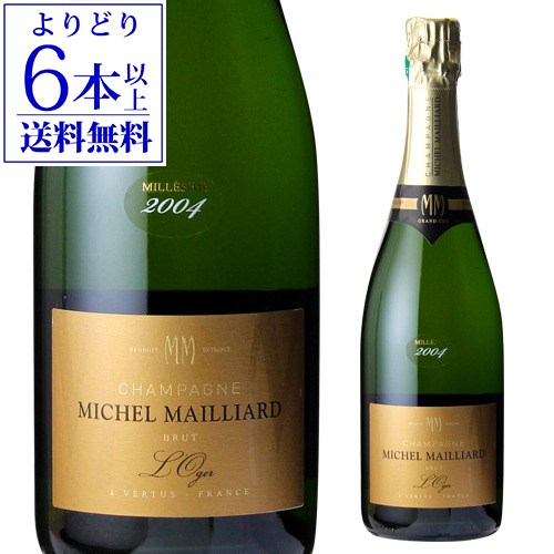 【P10倍】 【よりどり6本以上送料無料】ミッシェル マイヤール キュヴェロジェ ブリュット グランクリュ［2004］ [シャンパン][シャンパーニュ]浜運A ギフト Pアップ期間：4/4 20:00～10 1:59まで