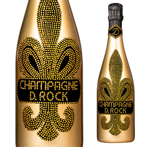 D．ROCK シャンパン ブリュット ゴールド 750ml 正規品 辛口 ディーロック ピノ ノワール シャルドネ シャンパーニュ 映え浜運A ギフト＜Pアップ対象外＞｜銘醸ワイン専門 CAVE de L NAOTAKA